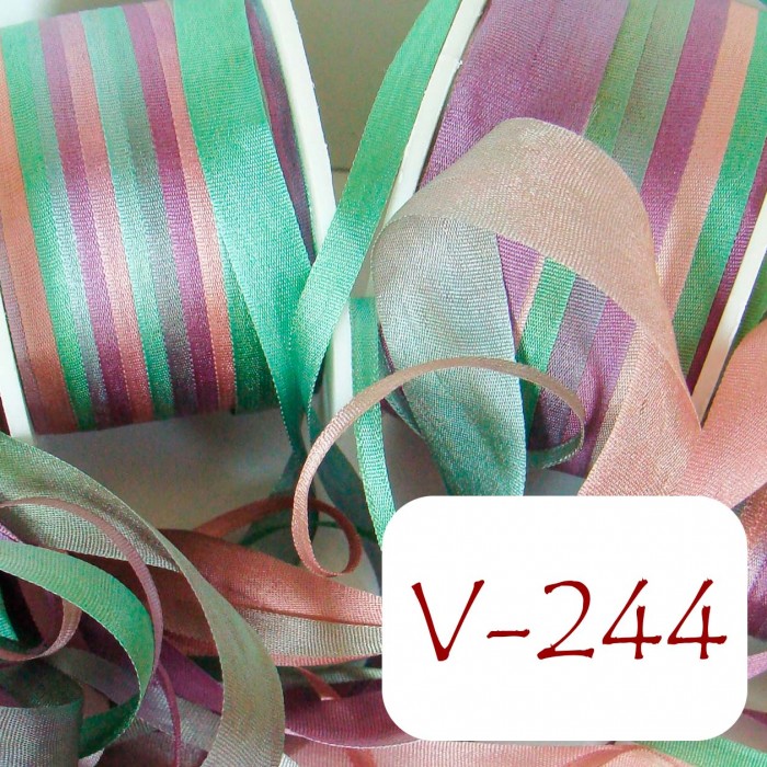 13 mm silk ribbon - V-244 Ripe Grapes